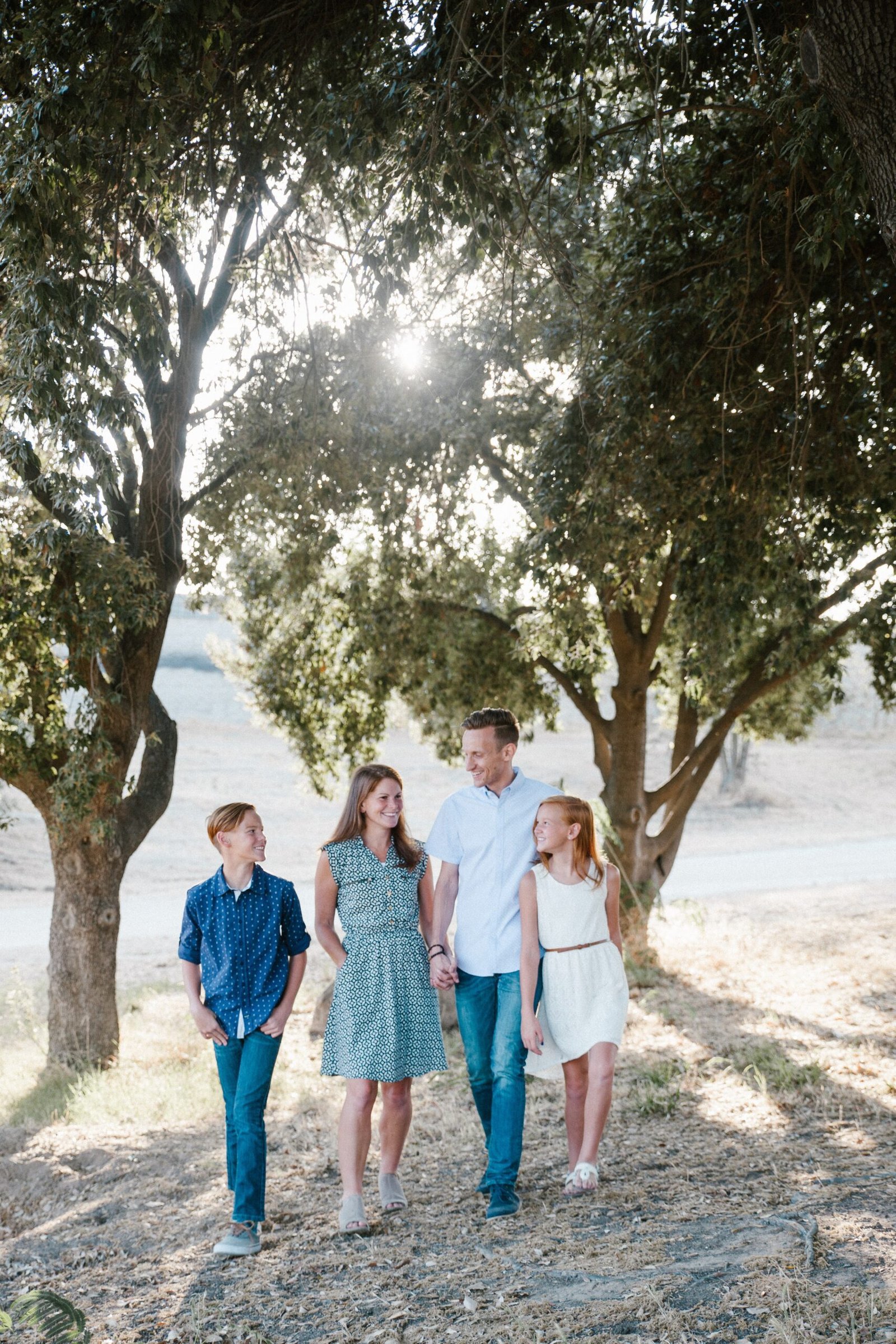 Happy parents with their happy kids 